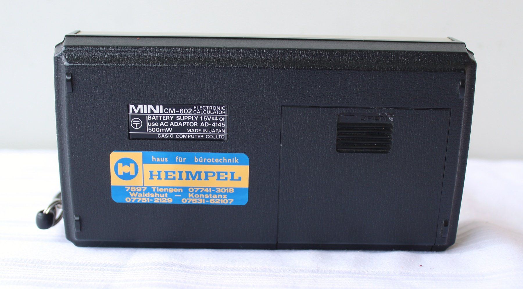 Casio Calcolatrici tascabili: Casio Mini CM-602 Taschenrechner Electronic Calculator 70er – Usato da Zürich venduto da Auctionata 4