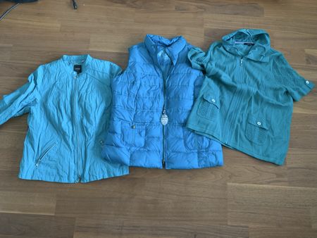 Türkis Bonita Kleider Daunenveste Jäckchen Jacke