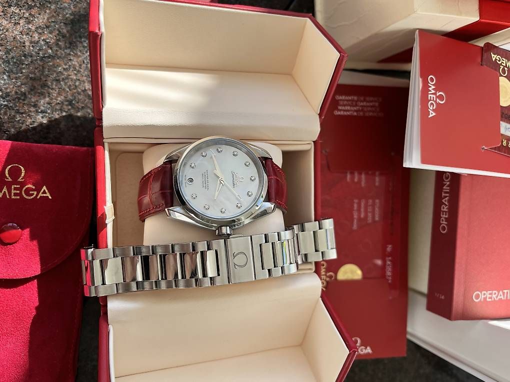 Omega Orologi: Oméga Seamaster Aqua Terra 38.5mm with diamond – Nuovo (secondo la descrizione) da Sion venduto da Jeannine10 2