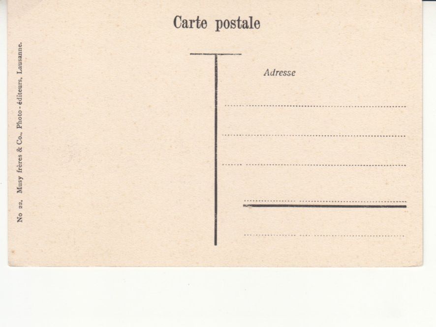 Cartoline postali: Lausanne ca. 1910 – Usato da Bürglen TG venduto da StampGraf 1