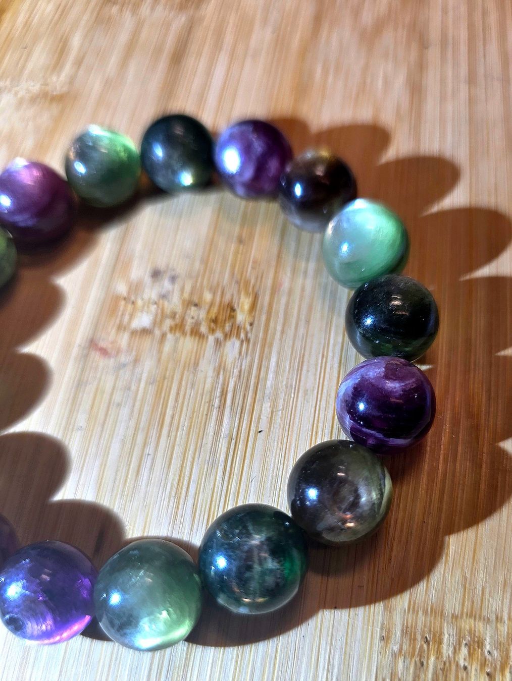 Mineralien & Heilsteine: Regenbogen Lepidolith Armband 12.7mm – Neu und originalverpackt aus Matzingen von Shay_Crystalz 4