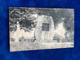 Alte Ansichtskarte Zwillingsdenkmal b. Kappel 1911.