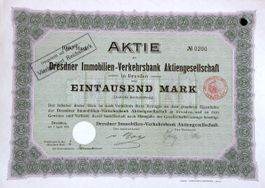 Dresdner Immobilien-Verkehrsbank AG, Dresden - 1913