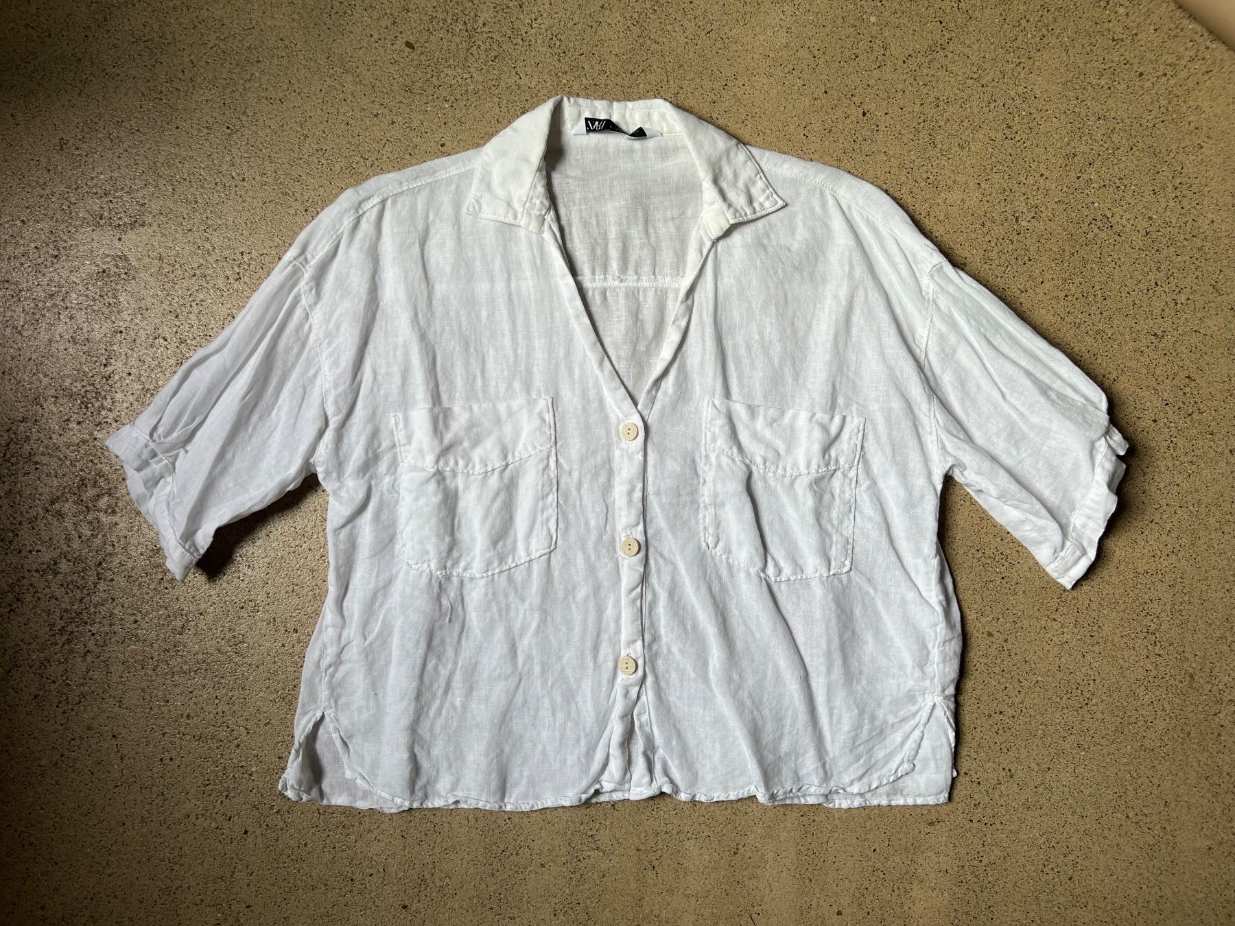 Zara Blusen: ZARA Leinenbluse weiss 🤍 – Gebraucht aus zürich von vintage12 7