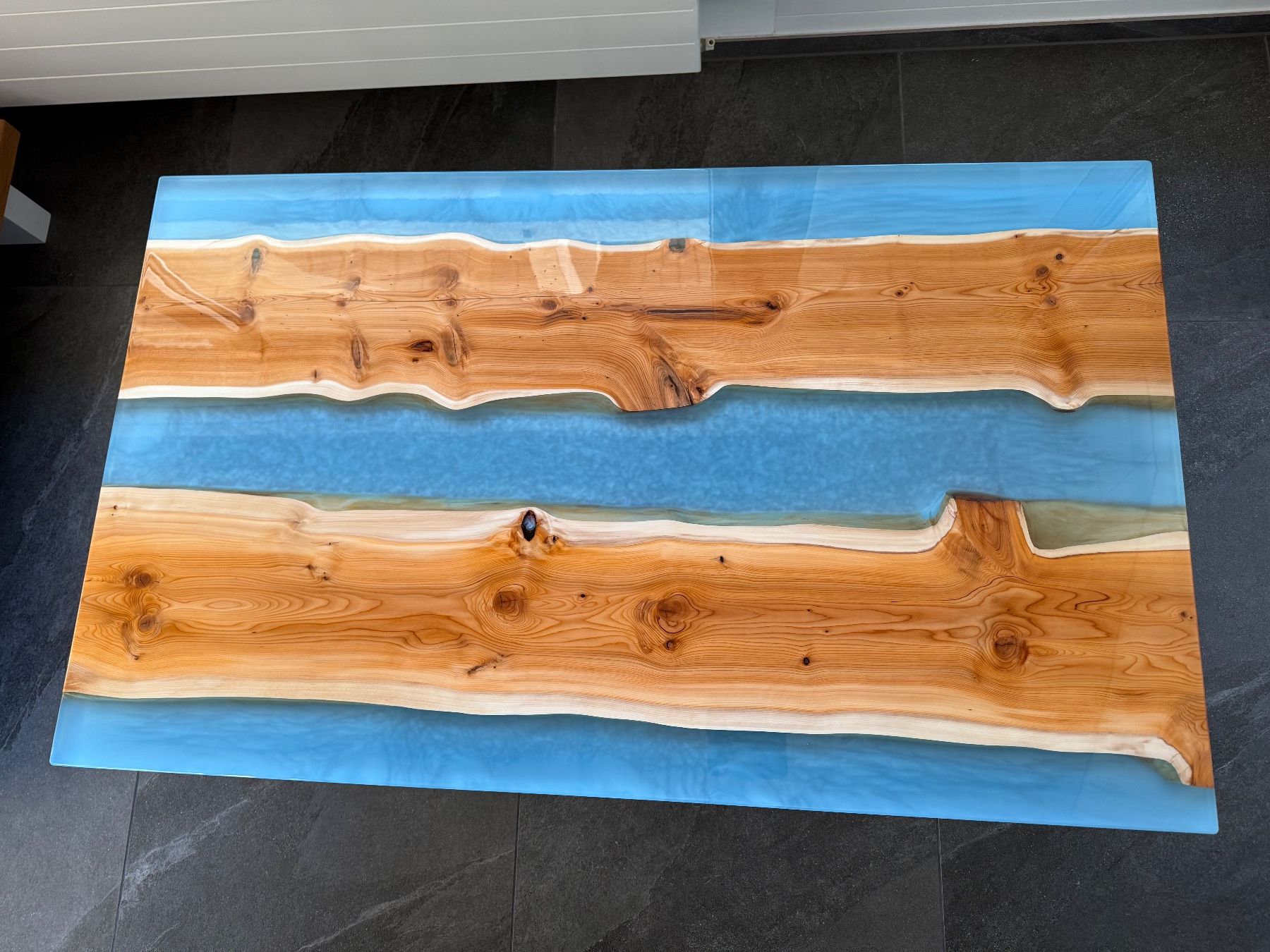 Tavoli: Handgemachter Epoxdharz Couchtisch – Nuovo e nell'imballaggio originale da amriswil venduto da danihgt 2