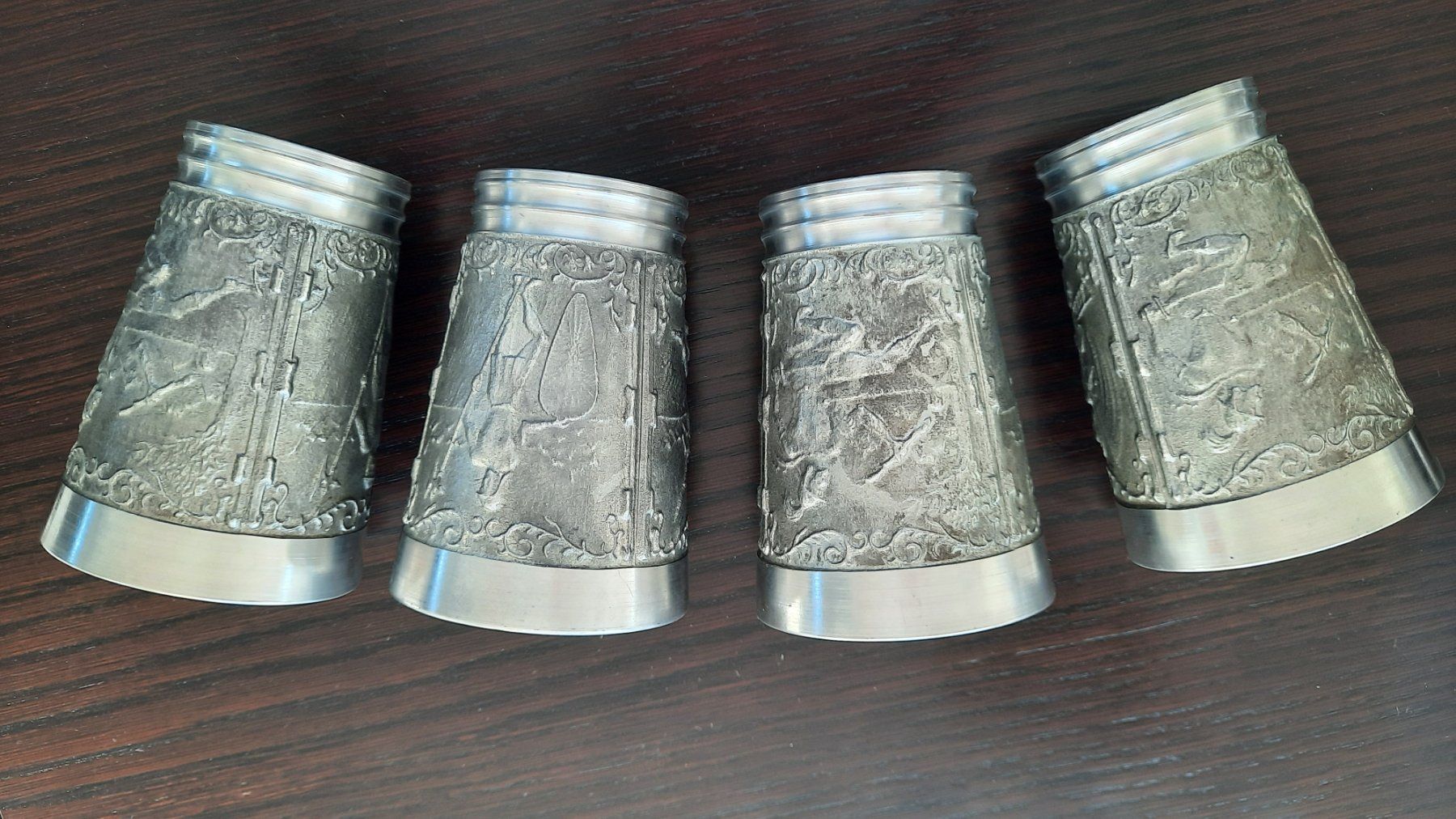 Behälter & Ähnliches: 4 Stk. Zinnbecher Vintage, neu – Neu (gemäss Beschreibung) aus Herrliberg von AlexandraBopp 2