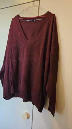 Maglione bordeaux Kiabi tg.3XL