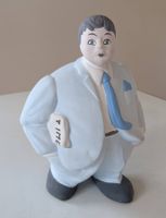 Dekorative Keramikfigur - "Zeitmanager" fürs Büro!