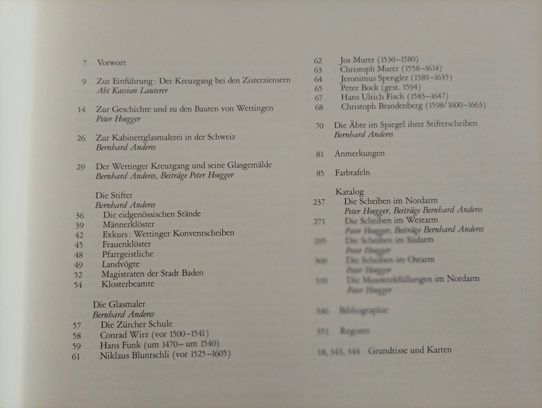 Libri: Die Glasgemälde im Kloster Wettingen, 1988 – Usato da Locarno venduto da edn.vintage 2