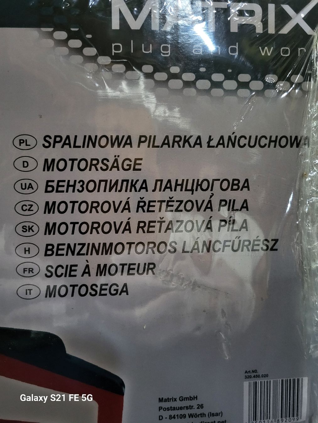 Scies: Motorsäge Benzin ,45 cm NEU!! – Neuf avec emballage d'origine à Riehen par tamola67 1