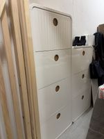 2x Schuhschrank weiss glänzend Möbel Pfister/guter Zustand