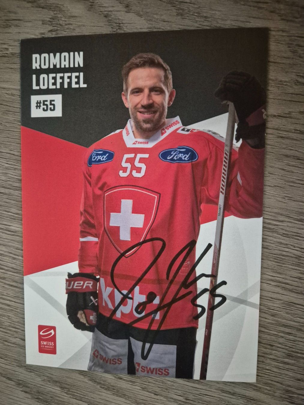 Autogramme: Autogrammkarte Romain Loeffel Originalunterschrift – Neu (gemäss Beschreibung) aus Eglisau von nicij79