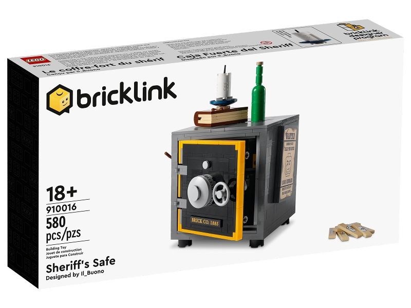 Lego Kit di costruzioni: Sheriff’s Safe - LEGO BrickLink Designer Program - 910016-1 – Nuovo e nell'imballaggio originale da Effretikon venduto da BrickEscape