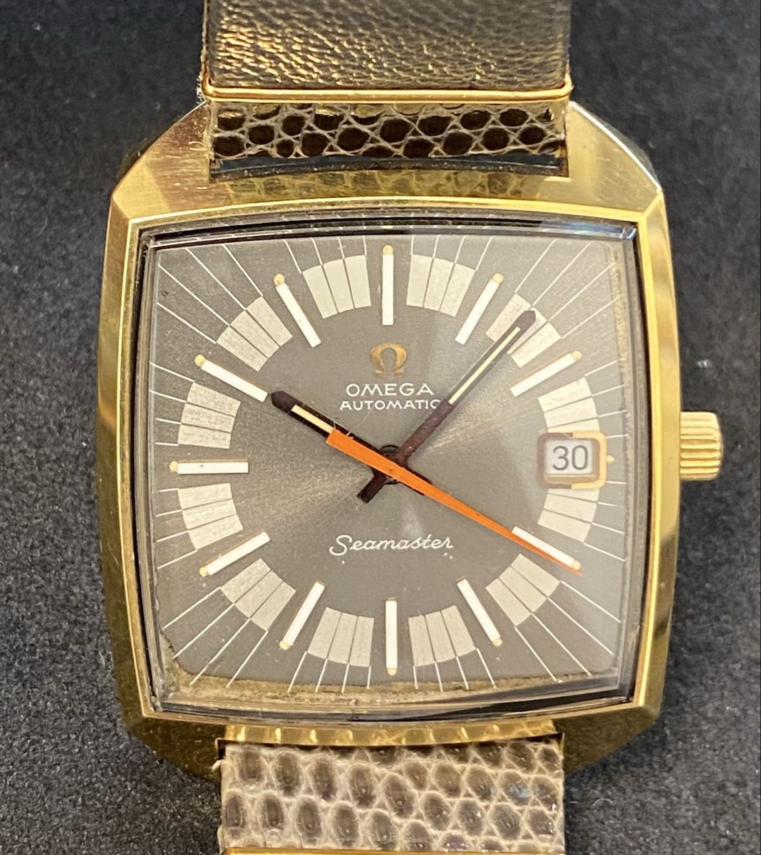 Omega Orologi: Omega Seamaster Date Automatic Gold Plated Vintage  – Usato da Zürich venduto da H.B.26 9