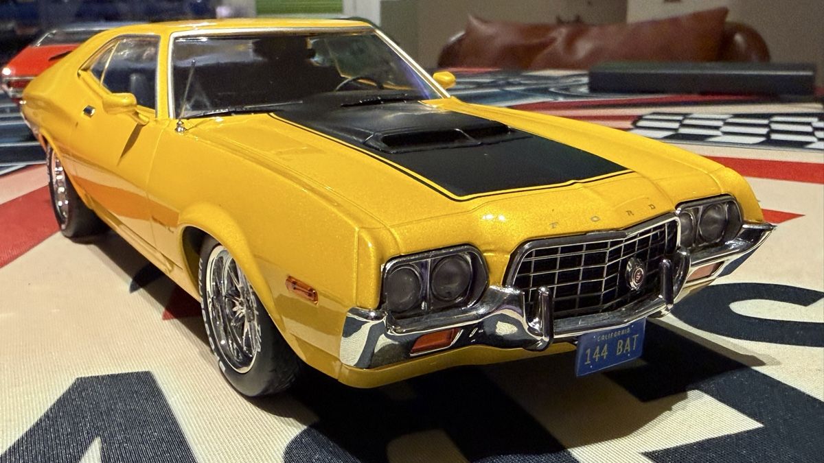 Ford Modellini d'auto: Ford Gran Torino, gelb, 1:18 – Nuovo (secondo la descrizione) da Basel venduto da Zomeg 2