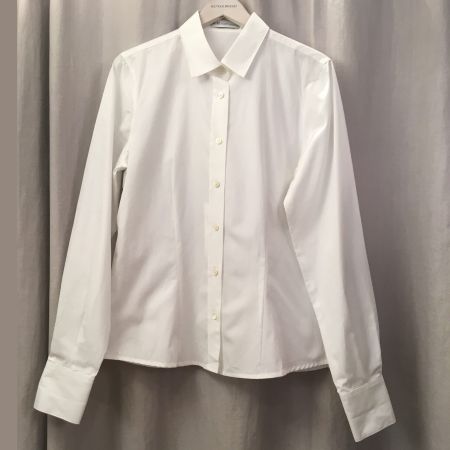 B.M. Company LA Bluse Claudia Baumwolle weiss Gr 40