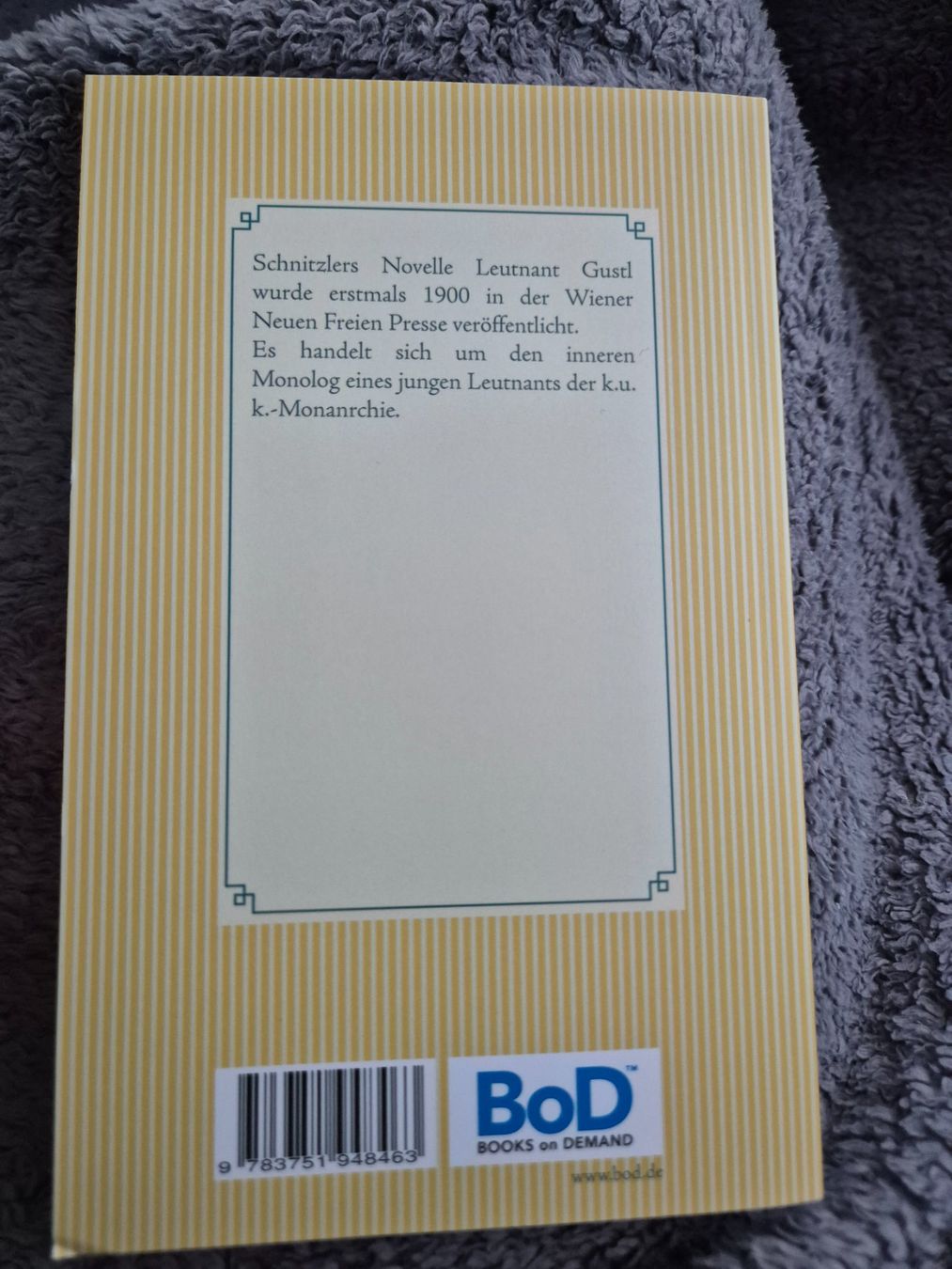 Libri: Leutnant Gustl – Nuovo (secondo la descrizione) da Reigoldswil venduto da lus_76dn 1