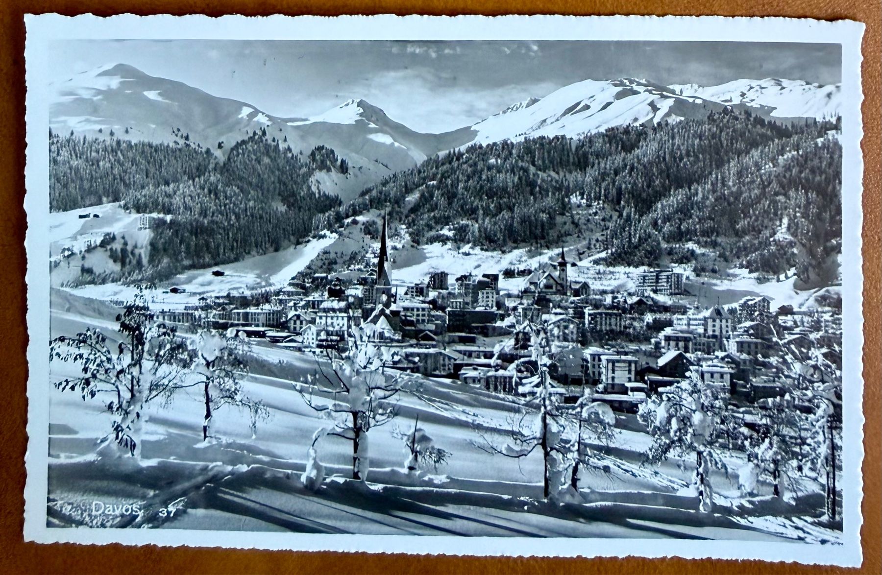 Cartes postales: Davos - Paysage d'hivers - AK – D'occasion à Lutry par Ediego