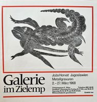 Joza Horvat (1930-2009) ORIGINAL ZINKGRAVUREN