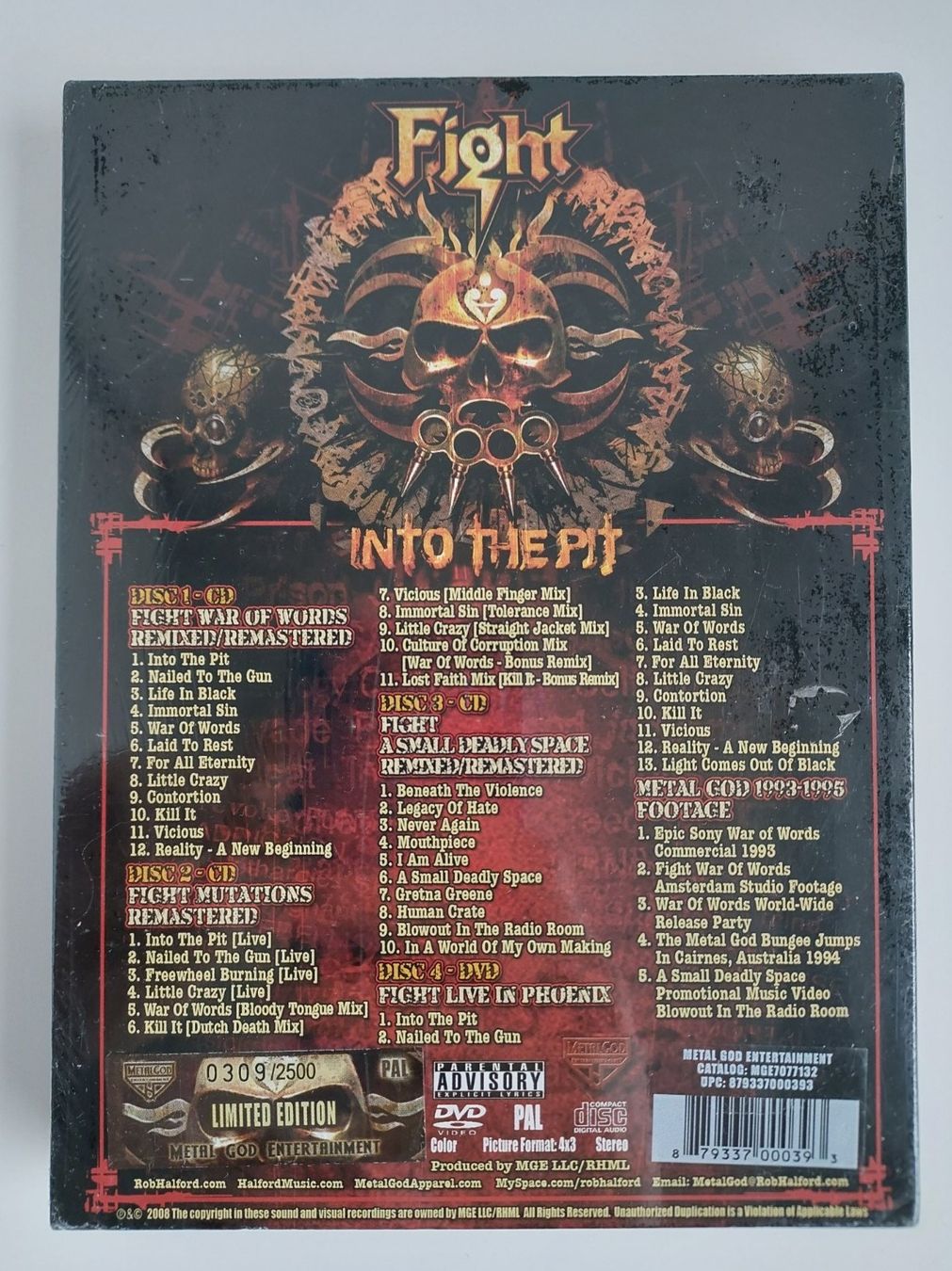 Alle DVDs: Fight Into the Pit, limitierte Edition, NEU – Neu und originalverpackt aus Wil SG von Donaldus 2