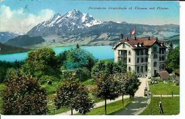 Vitznau LU Hotel Grubisbalm 1912 sehr gut erhalten