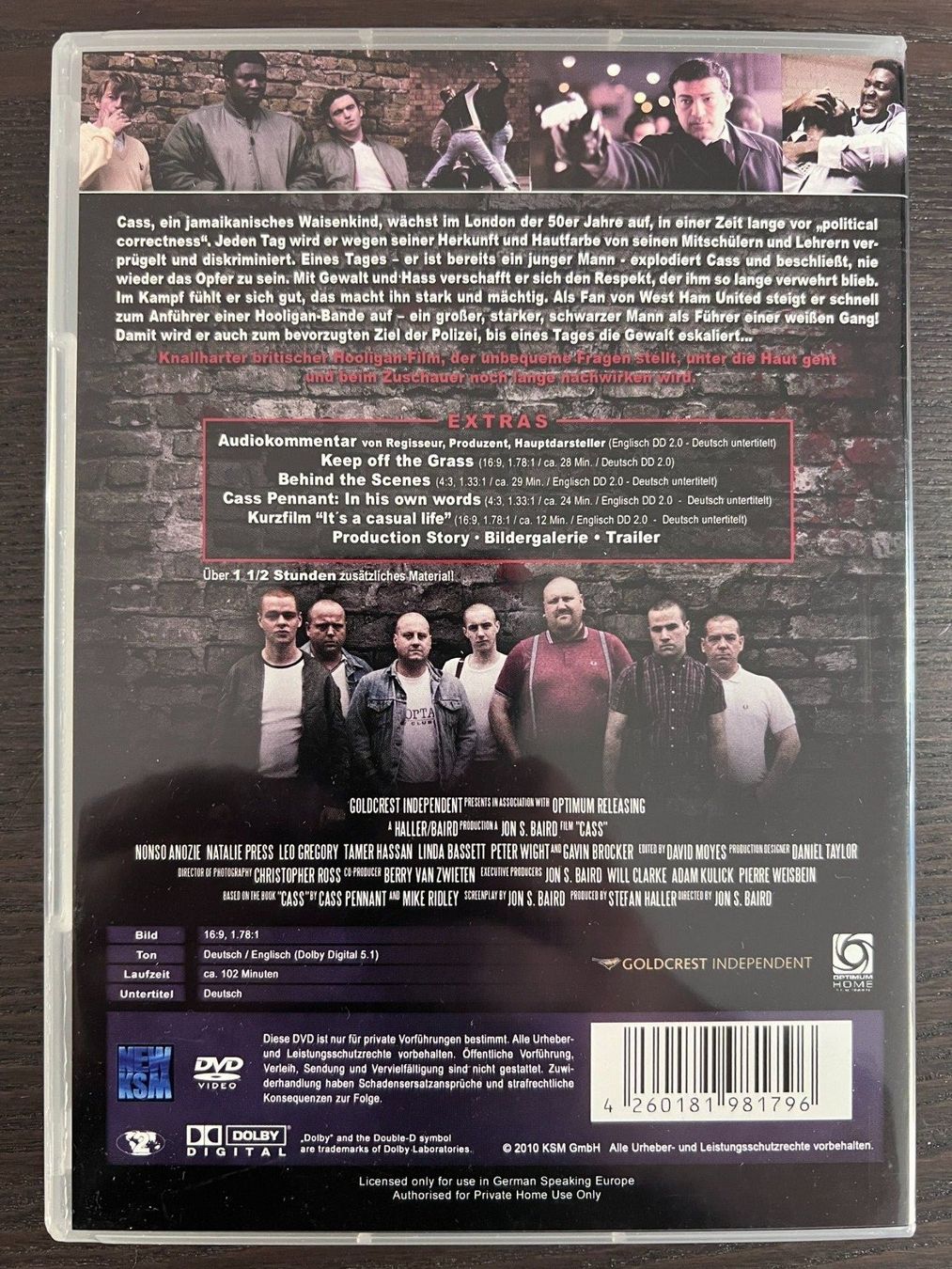 Tutti i DVDs: Cass - Legend of a Hooligan – Usato da Zürich venduto da FilmFreunde 1