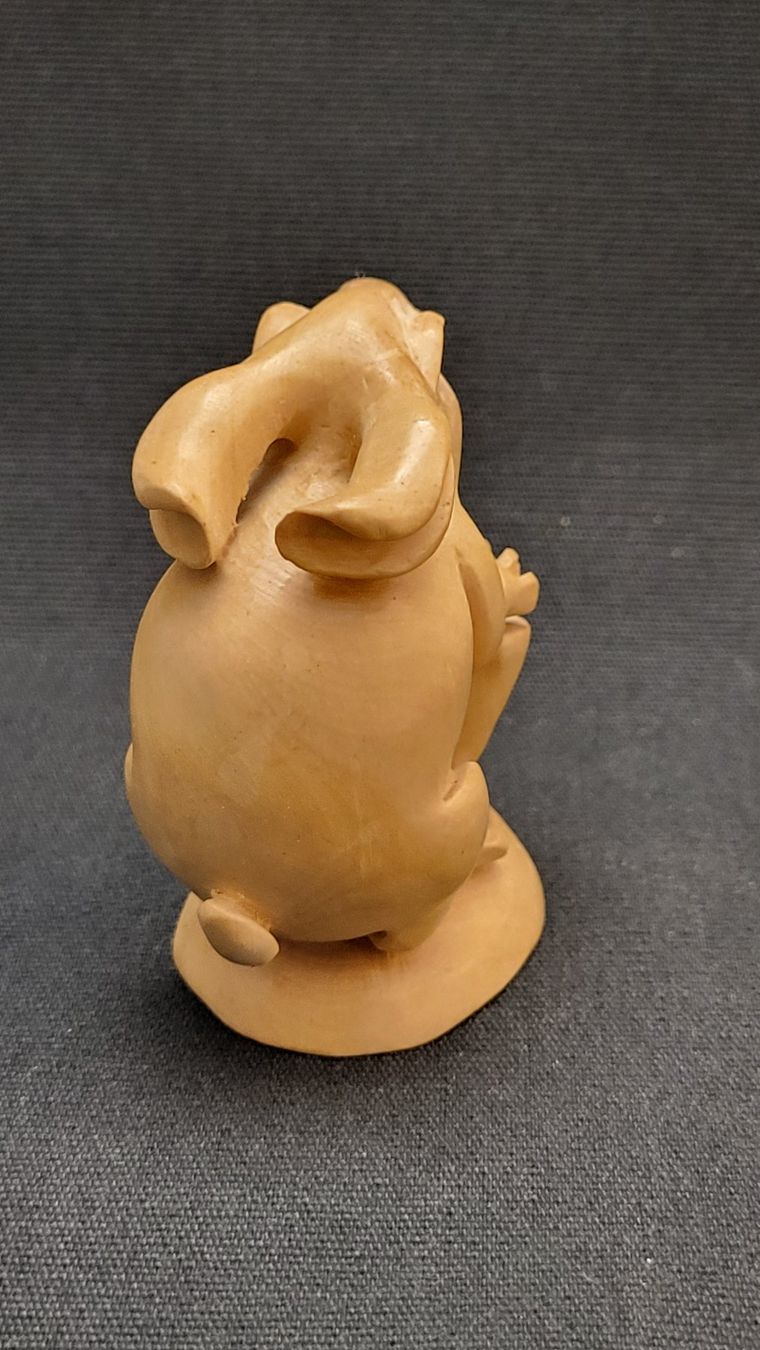 Statuette: Holz-Kaninchen NETSUKE – Usato da Basel venduto da spinne02 2