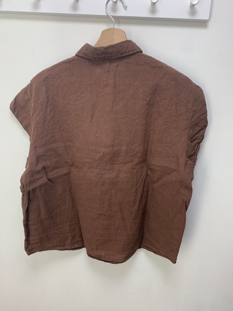 Blusen: Braune Leinenbluse von KCA gr L – Gebraucht aus Aarau von REVIVI 1