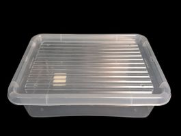 Transparente Aufbewahrungsbox mit Deckel (8,5 Liter)