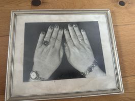 Schwarzweiss-Fotografie mit Rahmen, spezielles Motiv.