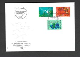 CH FDC Satz 1992