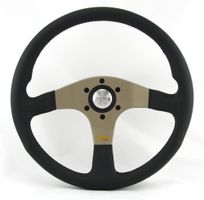 Momo Leder Sportlenkrad Tuner silber 35