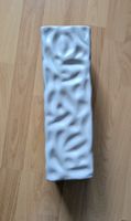 Stilvolle Blumenvase, Keramik, Grau, Top Zustand!