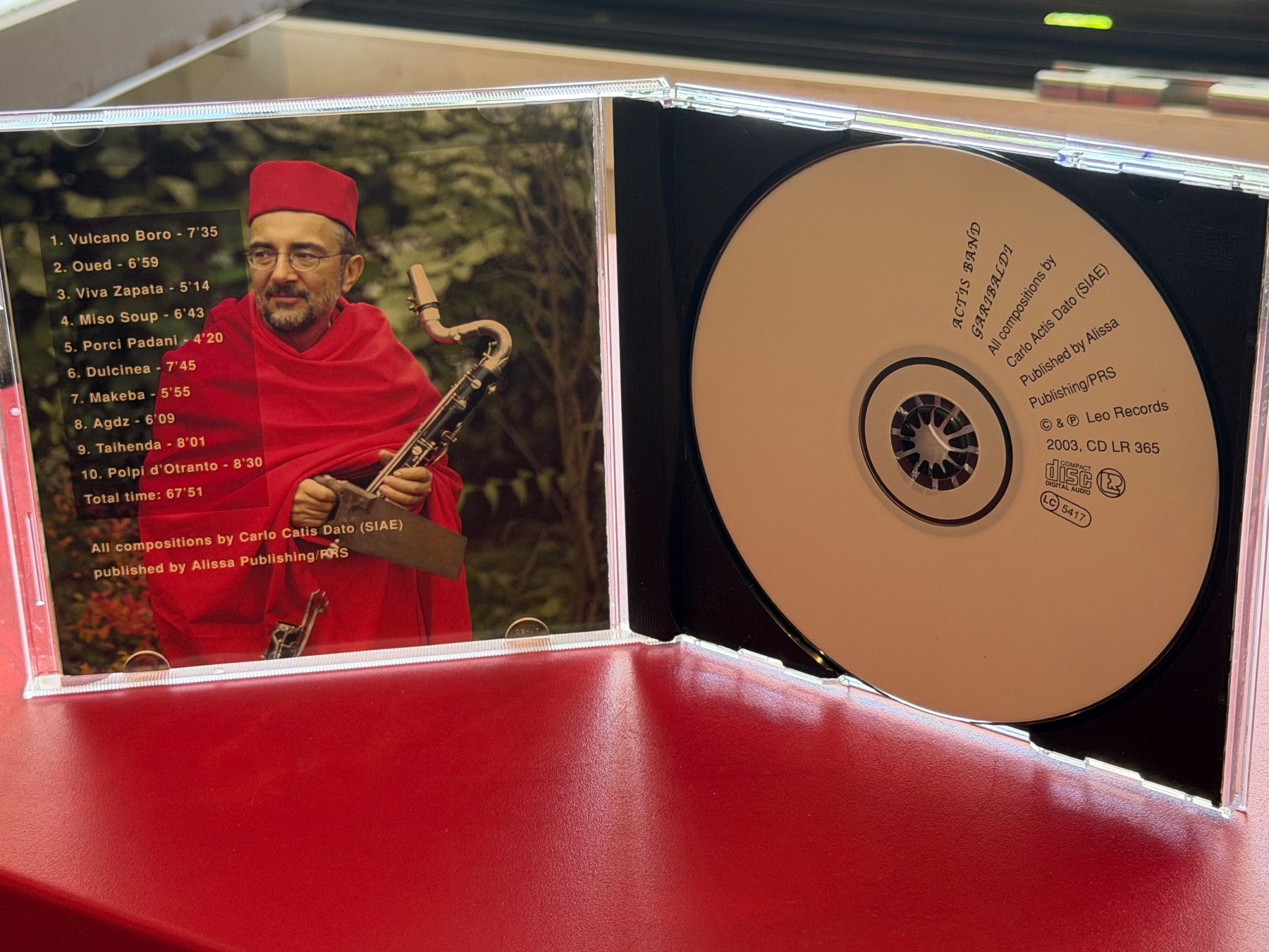 CD: Actis Band - Garibaldi - HF41BS – Usato da Küsnacht ZH venduto da JazzRecords 2