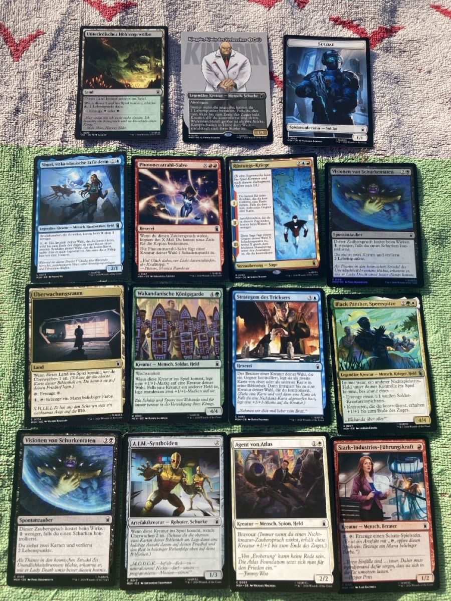 Magic The Gathering Cartes à collectionner: Magic The Gathering 14 Sammelkarten Marvel – Neuf (Voir description) à Ins par teamfairerdeal