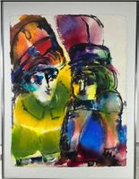 Atila (1931-1987)Grosse Abstrakte Aquarelle