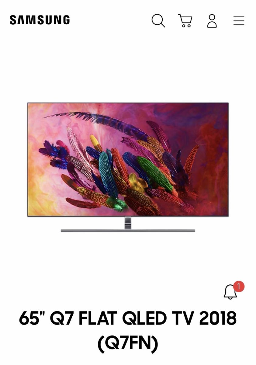 Samsung Televisori: Samsung 65" QLED mit One-Connect-Box – Usato da Gossau SG venduto da Tamce