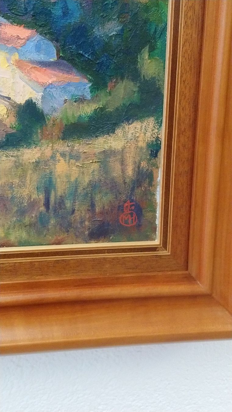 Dipinti: Oel auf Leinwand / Mediterrane Landschaft – Usato da Kreuzlingen venduto da 123peter 1