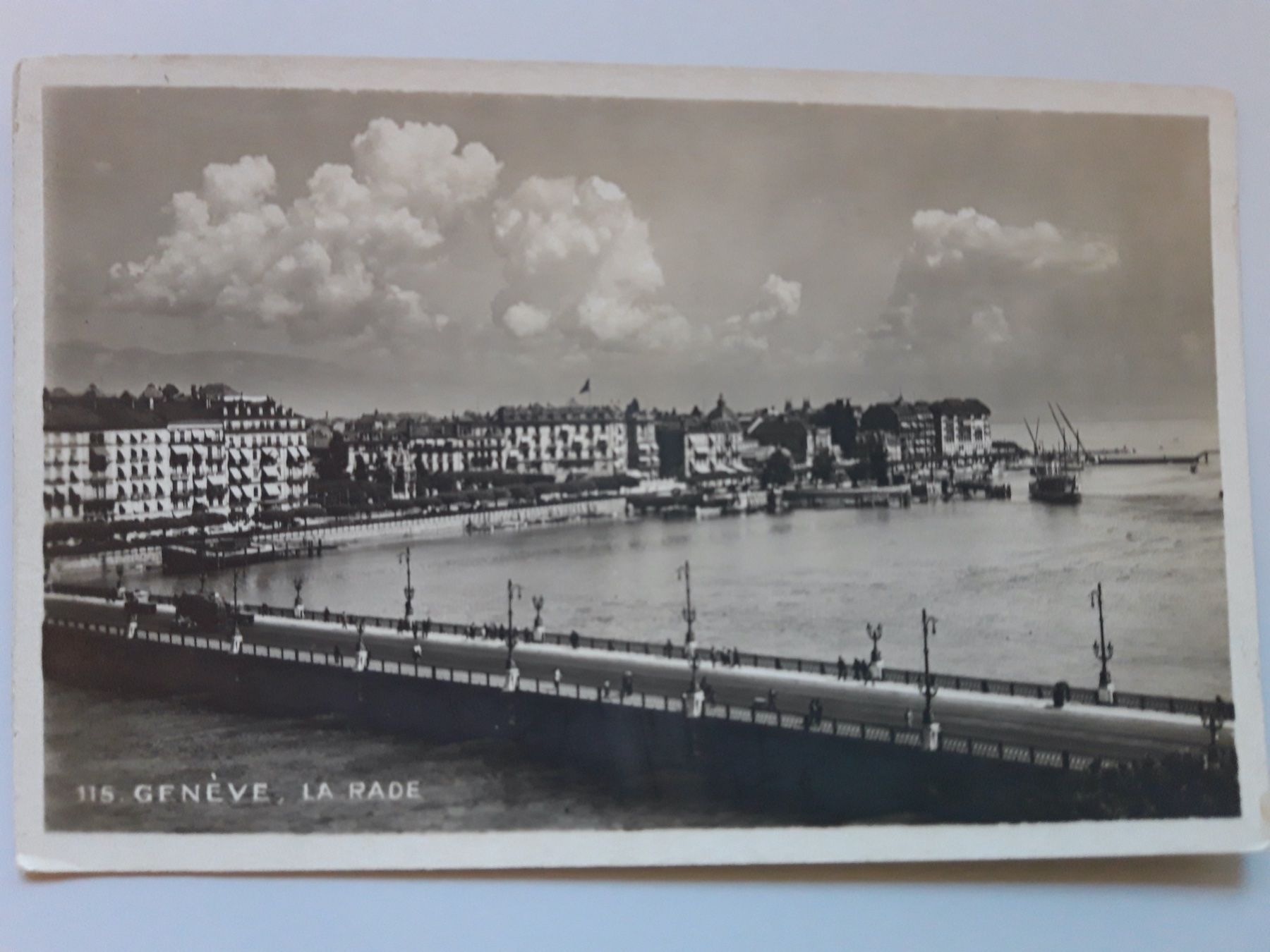 Cartoline postali: Geneve La Rade – Usato da Sargans venduto da nicsam1815