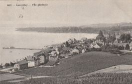 Alte Ansichtskarte Auvernier am Neuenburgersee 1909