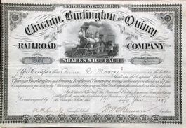 Chicago, Burlington & Quincy Railroad Company - 1885