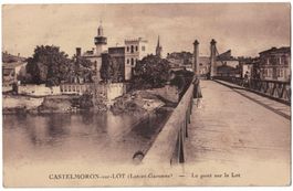 Castelmoron-sur-Lot (Lot-et-Garonne) - Le pont sur le Lot