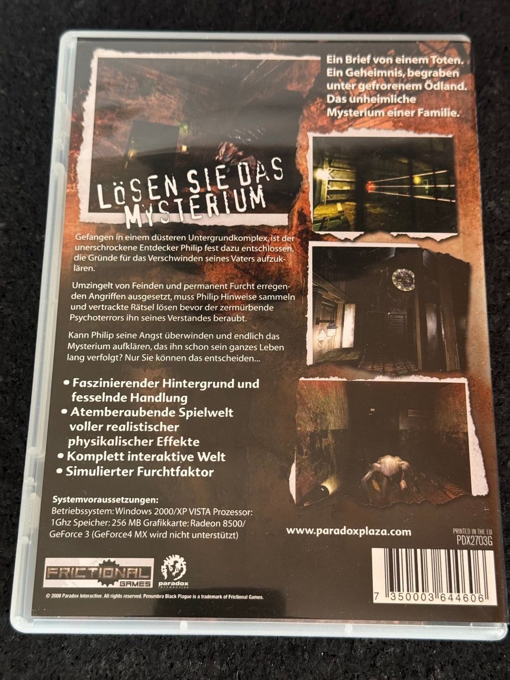 PENUMBRA Black Plague PC CD-ROM Microsoft (Gebraucht) in Fribourg für ...
