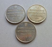 Lot ++ 3x  5.- Fr. Landi 1939, gute Erhaltung