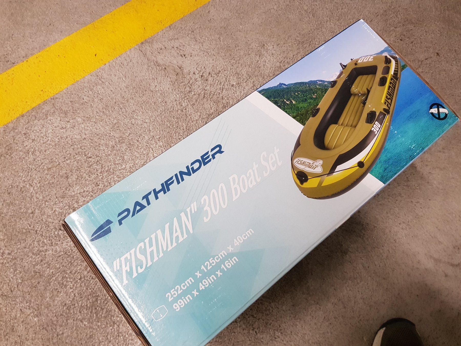 Boote: Jilong Schlauchboot Fishman 300 Ruderboot – Gebraucht aus Gutenswil von rolfsimmen31 1