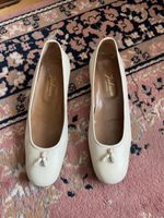 Ballerines Jaksam Lausanne cuir blanc taille 38.5