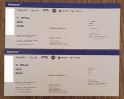 2 Billets Montreux Jazz Makala, Rnboi et Bekar