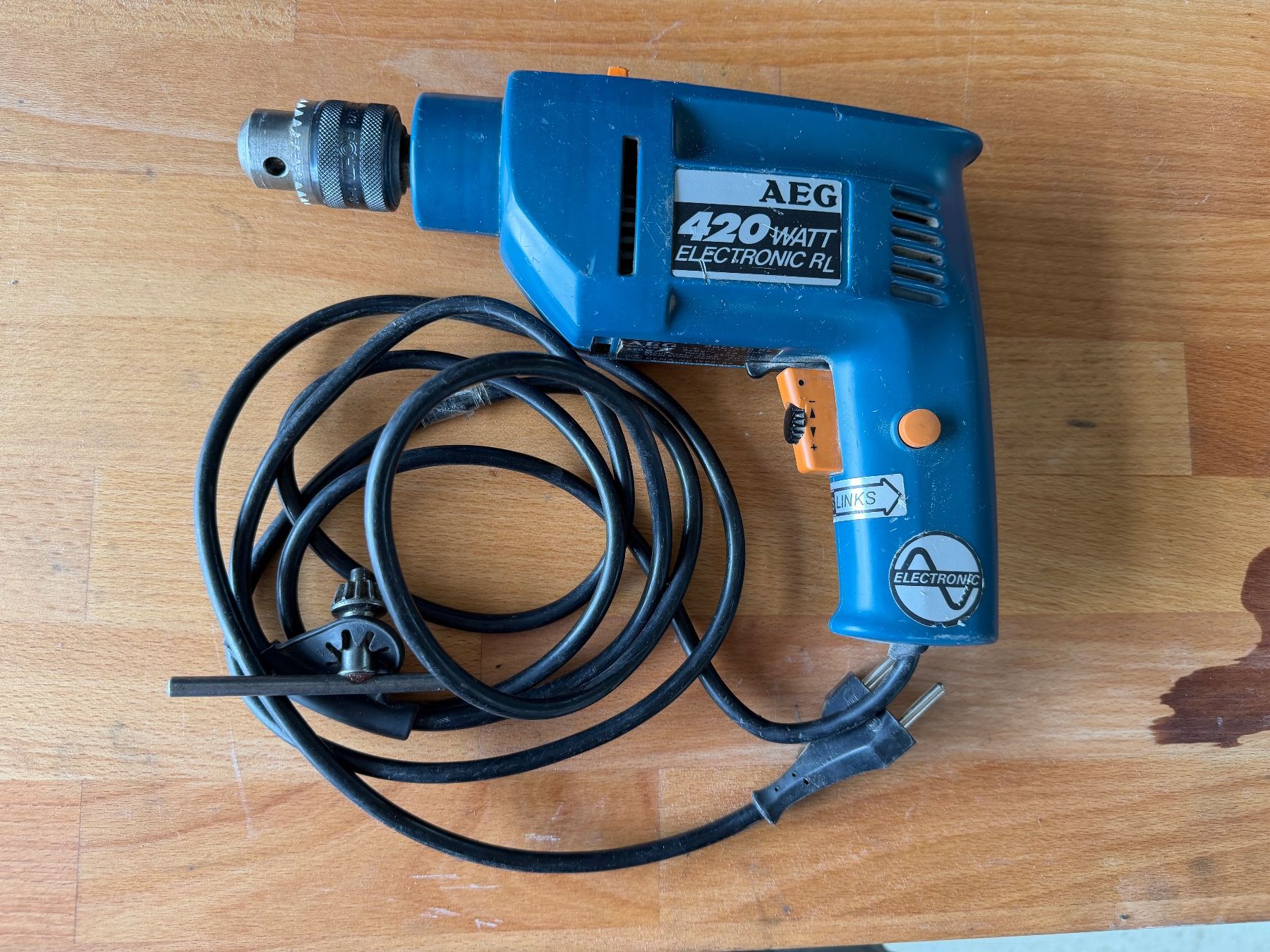 AEG Trapani: AEG Bohrmaschine 420 Watt Electronic RL – Usato da Beckenried venduto da chef3945