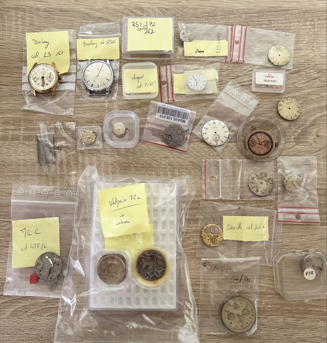 Orologi: Gros lot horlogerie  – Usato da La Chaux-de-Fonds venduto da mul_x6dp