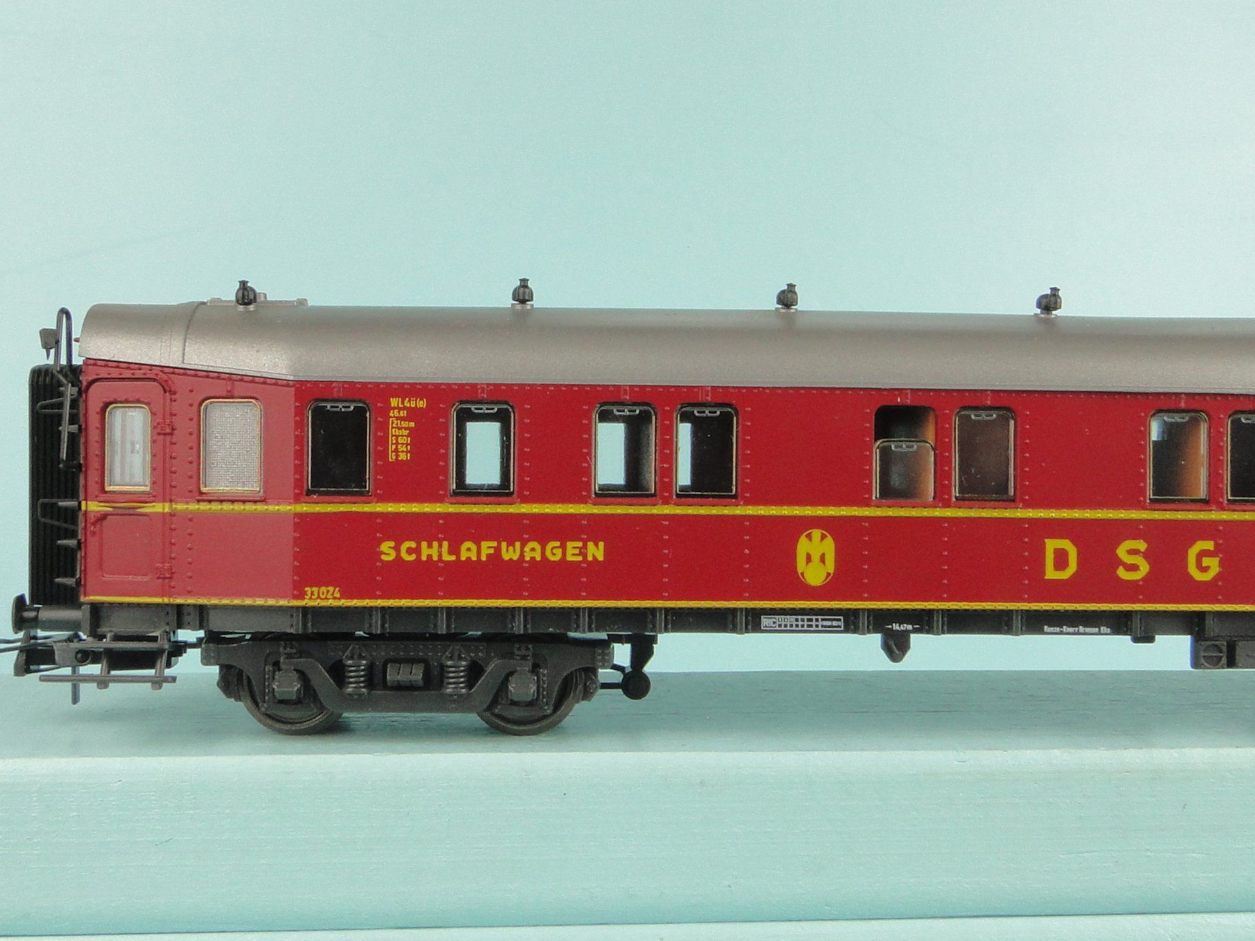 Roco Modellini di ferrovie: Roco 44452 H0 DB Echte DSG Schalfwagen – Usato da Bülach venduto da cann11 5